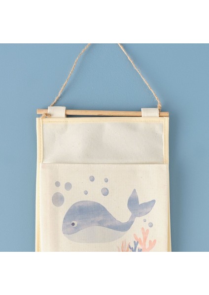 Marine Askılı Organizer Mavi (20X60 Cm)
