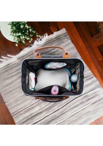 2'li Doğum Seti (Luxus Fonksiyonel Leke Tutmaz Bebek Bakım Sırt Çantası ve Nohut Kundak) modelleri