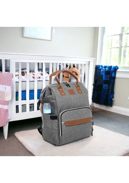 2'li Doğum Seti (Luxus Fonksiyonel Leke Tutmaz Bebek Bakım Sırt Çantası ve Nohut Kundak) indirimleri