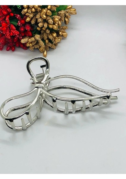 Kadın Büyük Boy Gold Mandal Fiyonk Toka modelleri