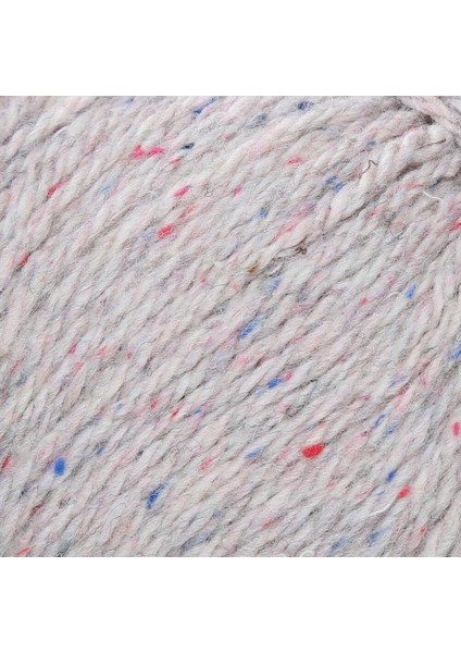Re-Tweed Açık Gri Melanj El Örgü ipi - L156