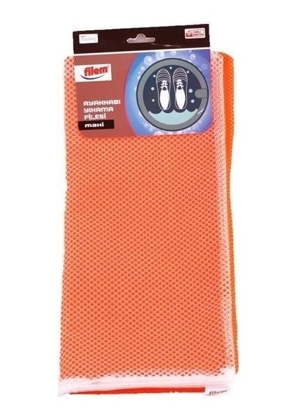 Buffer® Çamaşır Makinesi Içinde Ayakkabı Terlik Yıkama Filesi Fermuarlı