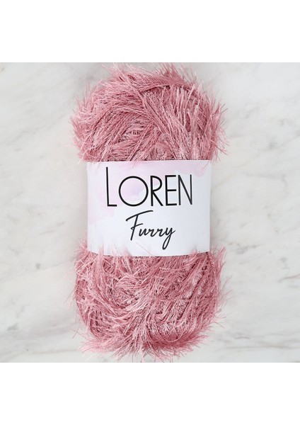 Furry Gül Kurusu El Örgü Ipi - RF028