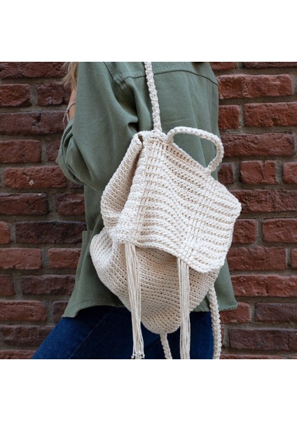 Cotton Macrame Gri - R081 - 34358