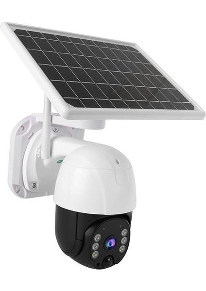 Buffer® Solar Panelli Su Geçirmez Gece Görüş Destekli Wifi Bağlantılı Güvenlik Kamerası