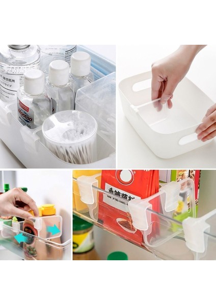 E- Bulurum Buffer® 10'luşeffaf Buzdolabı Yan Kapı Düzenleyici Buzdolabı Dolap Içi Bölümleyici Aparatlar modelleri