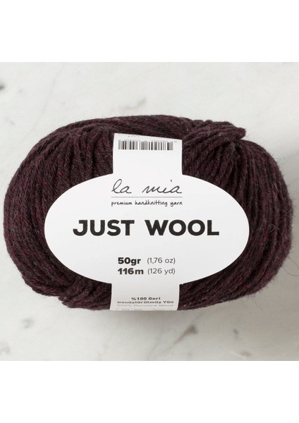 Just Wool Mürdüm El Örgü ipi - LT009 - 33835