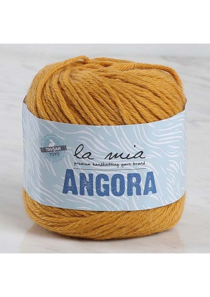 La Mia Angora Hardal El Örgü Ipi - L123 - 34216