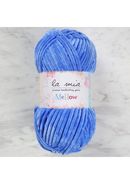 Mellow Mavi El Örgü ipi - 958