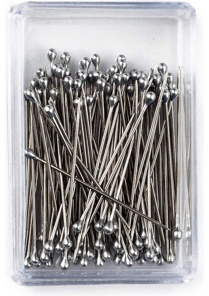 Minelli Iğne Kutulu Metal Başlı 100'Lü