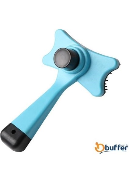 Buffer® Evcil Hayvan Kedi Köpek Tüy Toplayıcı Otomatik Tuşlu Pet Tarak