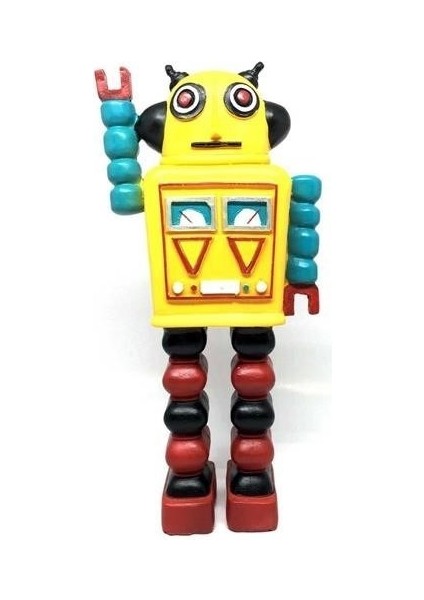 Buffer® Decotown Nostaljik Sevimli Uzaylı Robot Şeklinde Figür Biblo