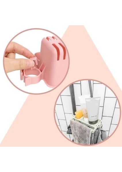 Buffer® Musluğa Takılan Sünger Havlu Askılı Sabun Hazneli Mutfak Banyo Lavabo Düzenleyici Organizer