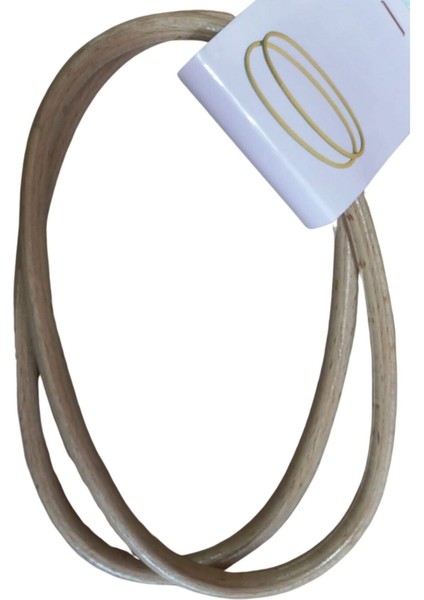 Tahta Çanta Sapı 17 cm Oval
