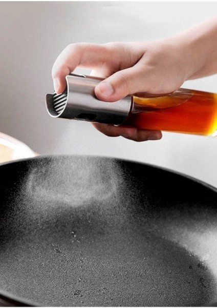 Renkli cam püskürtmeli sprey yağdanlık, 250-499 ml, çok renkli, 1 adet