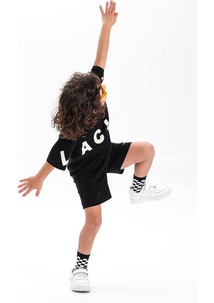 Laciel Paris Baskılı Yakalı Şortlu Pamuk Takım fiyatları