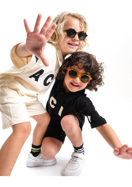 Laciel Paris Baskılı Yakalı Şortlu Pamuk Takım fırsatları