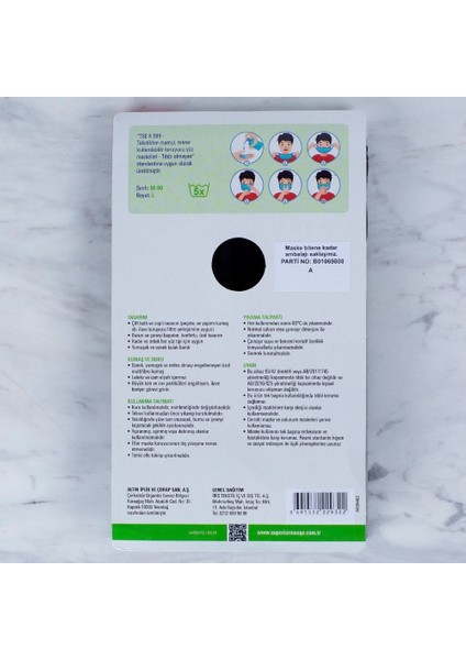 3 Adet Yıkanabilir Maske