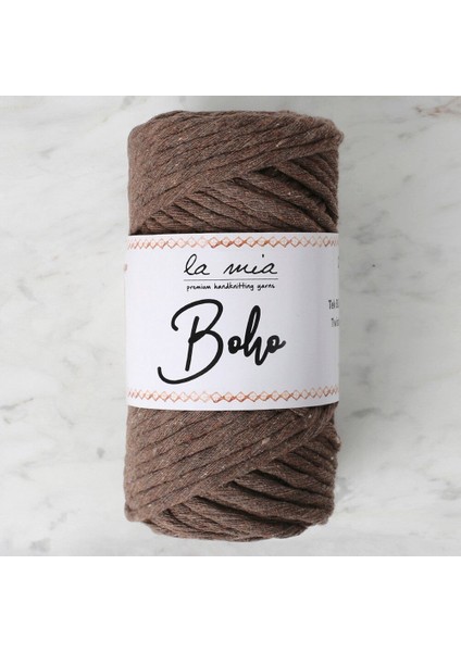 Boho Koyu Kahve Büküm Makrome ipi - L158 - 33996