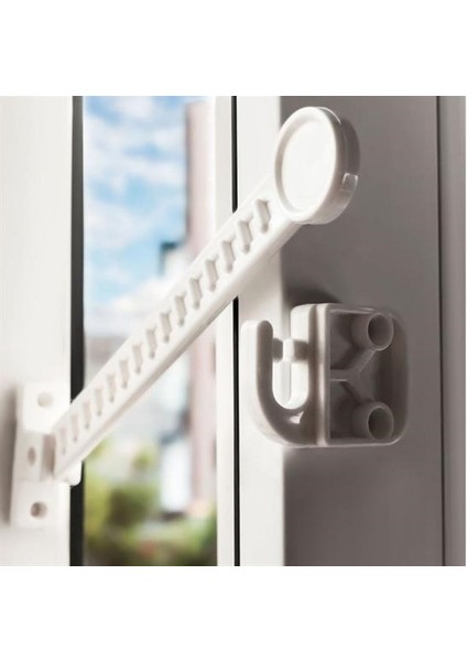 Buffer® Bebek Çocuk Evcil Hayvan Güvenlik Ayarlanabilir Koruyucu Pencere Havalandırma Kilidi