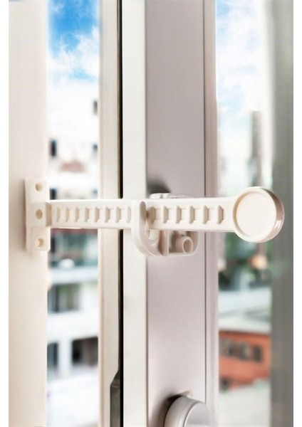 Buffer® Bebek Çocuk Evcil Hayvan Güvenlik Ayarlanabilir Koruyucu Pencere Havalandırma Kilidi