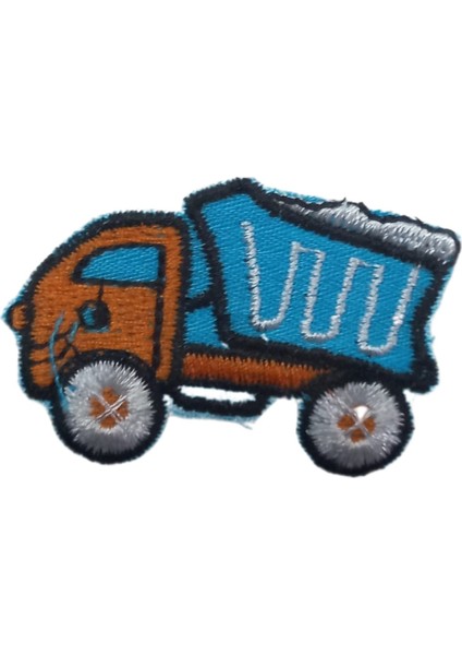 Aplike Ütü Ile Yapışan Kamyon Mavi Arma 2x3 cm