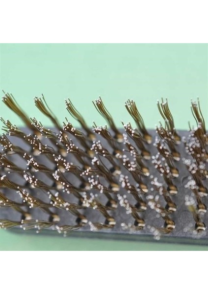 Buffer® Metal Tel Fırça Plastik Saplı Pas Kir Sökme Temizleme Fırçası