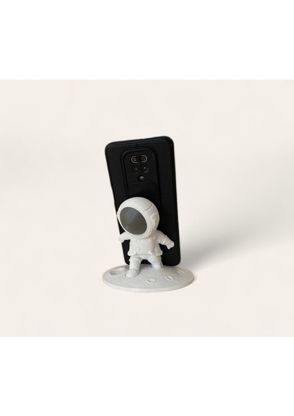 GÖKTÜRK3D Astronot Telefon Tutucu Masa Üstü Telefon Tutucu