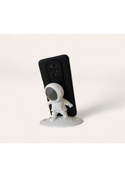 GÖKTÜRK3D Astronot Telefon Tutucu Masa Üstü Telefon Tutucu