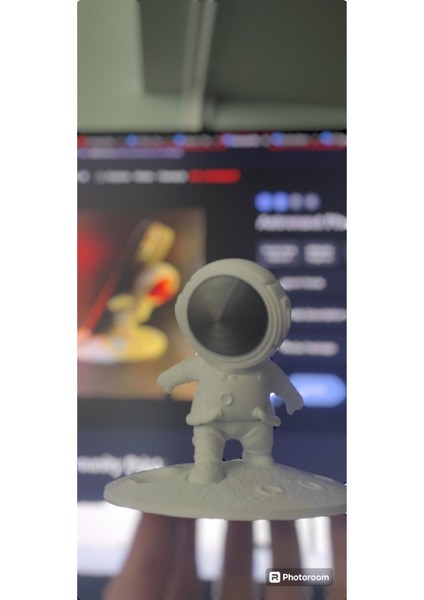 GÖKTÜRK3D Astronot Telefon Tutucu Masa Üstü Telefon Tutucu