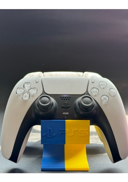 GÖKTÜRK3D Ps5 2'li Dualsense Kol Standı Joystick Tutucu Mavi-Sarı