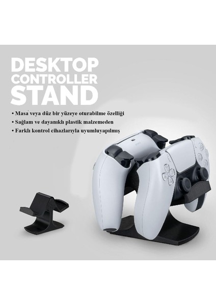 Çift Oyun Kumanda Standı - Ikili Stand - Xbox One, Ps5, Ps4, Pc, Steelseries, Steam Evrensel Tasarım fiyatları