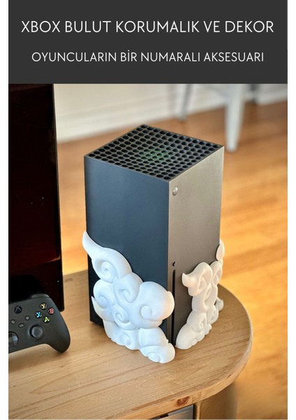 Xbox Series x Oyun Konsolu Koruyucu Dekorasyon | Xbox Series x Koruyucu | Xbox Series x Bulut Dekoru fırsatları