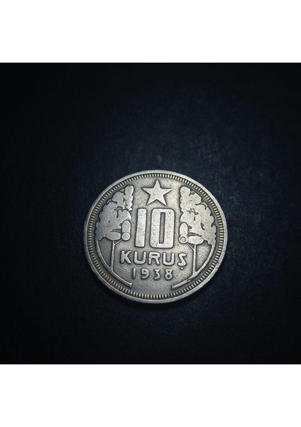 399636802281D934DE 1938/1939 10 Kuruş Ççt/ççt+ Eski Madeni Para