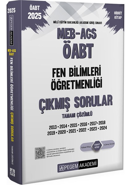 2025 Meb-Ags-Öabt Fen Bilimleri Öğretmenliği Tamamı Çözümlü Çıkmı