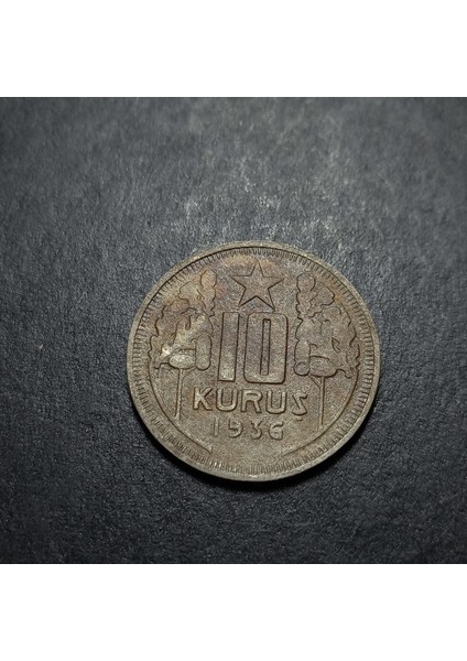3996368022996C7B74 1935/1936 (Rr) 10 Kuruş Çok Nadir Temiz/çt Eski Madeni Para fırsatları