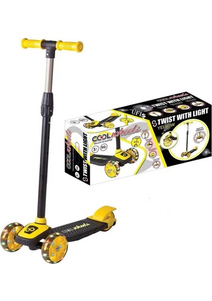 Işıklı 3 Tekerlekli Scooter Twist With Light