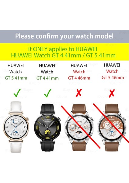 Huawei Watch Gt 5 / Gt 4 41MM Kolay Uygulama Aparatlı Cam Ekran Koruyucu 01 (42/46MM Değildir)