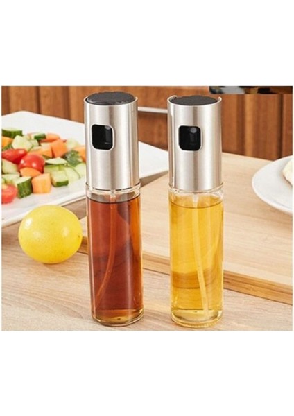 Turkuaz Cam Sprey Şişe, Yağlık ve Sirkelik, Şık ve Pratik, 100 ml