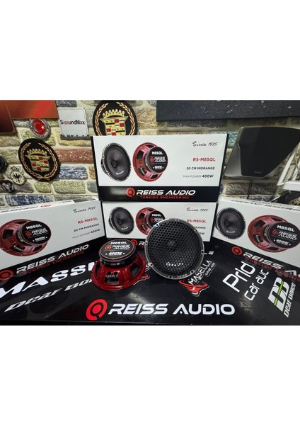 20CM Midrange Hoparlör – M8SQL Midrange 20CM 400WATT 175RMS Uyumlu