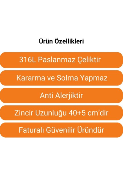 Dönen Yonca Kolye | 316l Çelik - Kararmaz | Hediye Kadın fırsatları