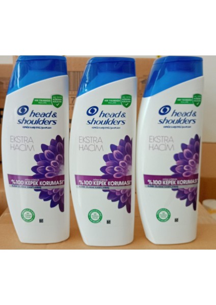 Ekstra Hacim Şampuan 350 ml x 3 Adet