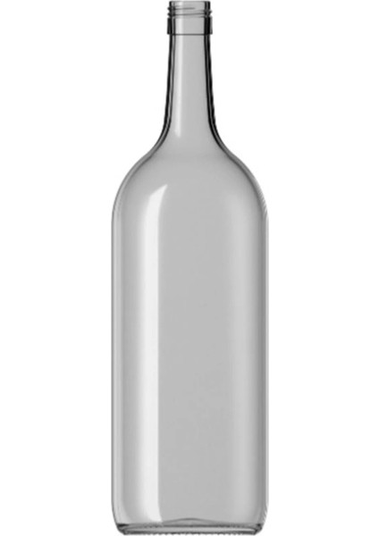 1 Adet 1.5 Lt Şeffaf Yağ Şarap Şişesi Büyük Boy Cam Şişe