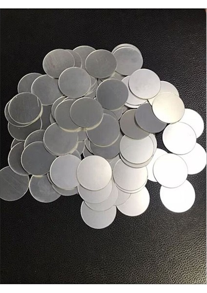 Dekoratif 100 Adet 3x3 cm Gümüş Pleksi - Salon Mutfak Oturma Yatak Odası Için Duvar Dekoru