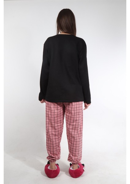 Svs 2 Iplik Pijama Takım Siyah
