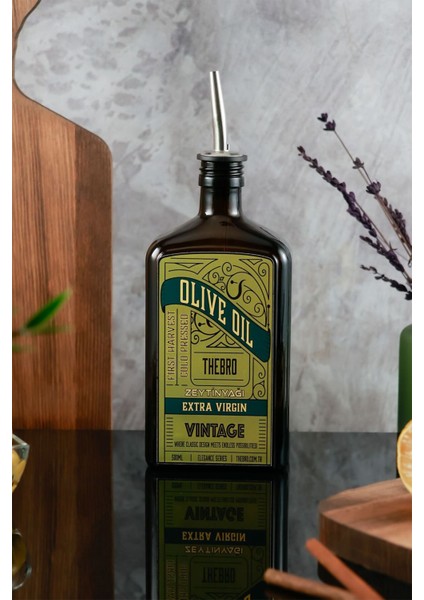 Şık 500ml Metal Zeytinyağı Şişesi, Vintage Tasarım, Parlak ve Dayanıklı Döküm, 2'li Set fiyatları