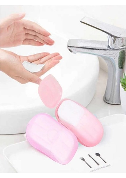 Kağıt Sabun 4 Lü Pembe 80 Yıkama Sabun Elde Eriyen Sabun Dezenfektan El Sabunu fiyatları