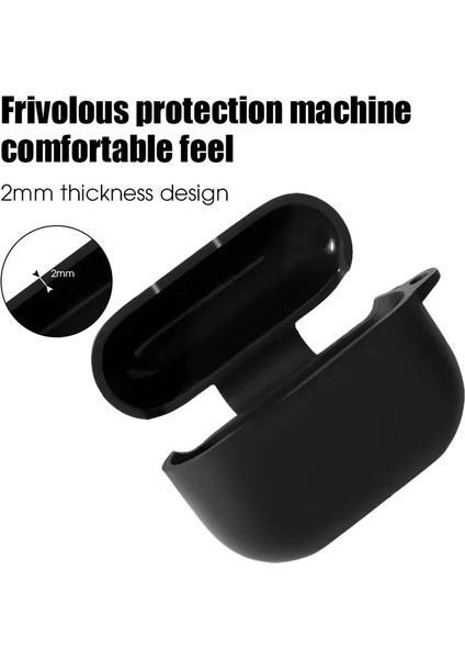 Xiaomi Redmi Buds 6 Pro Uyumlu Soft Silikon Kılıf+Kanca