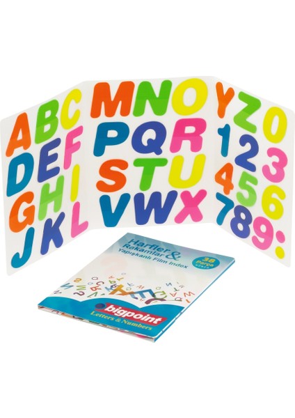 Yapışkanlı Harfler ve Rakamlar Film 2'li Paket
