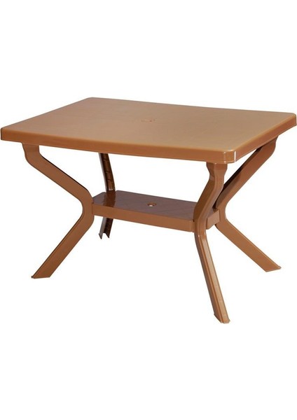 MT-GF240 Prima Roccia Plastik Dikdörtgen Bahçe Balkon Masa 70 x 110 cm